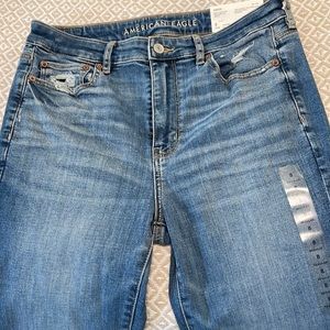 Super high rise flair stretch by American Eagle, size 8, brand new, vintage